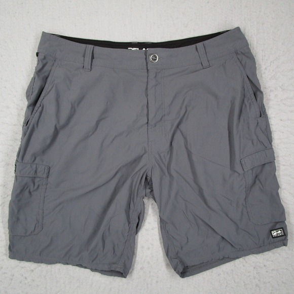 Pelagic Other - Pelagic Mens Fishing Shorts Size 36 Gray High Performance Cargo Hybrid 61226